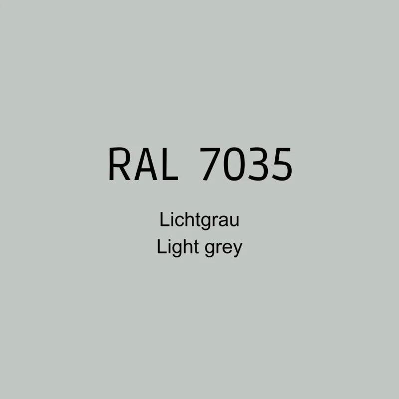 RAL 7035 Lichtgrau Pulverbeschichtung