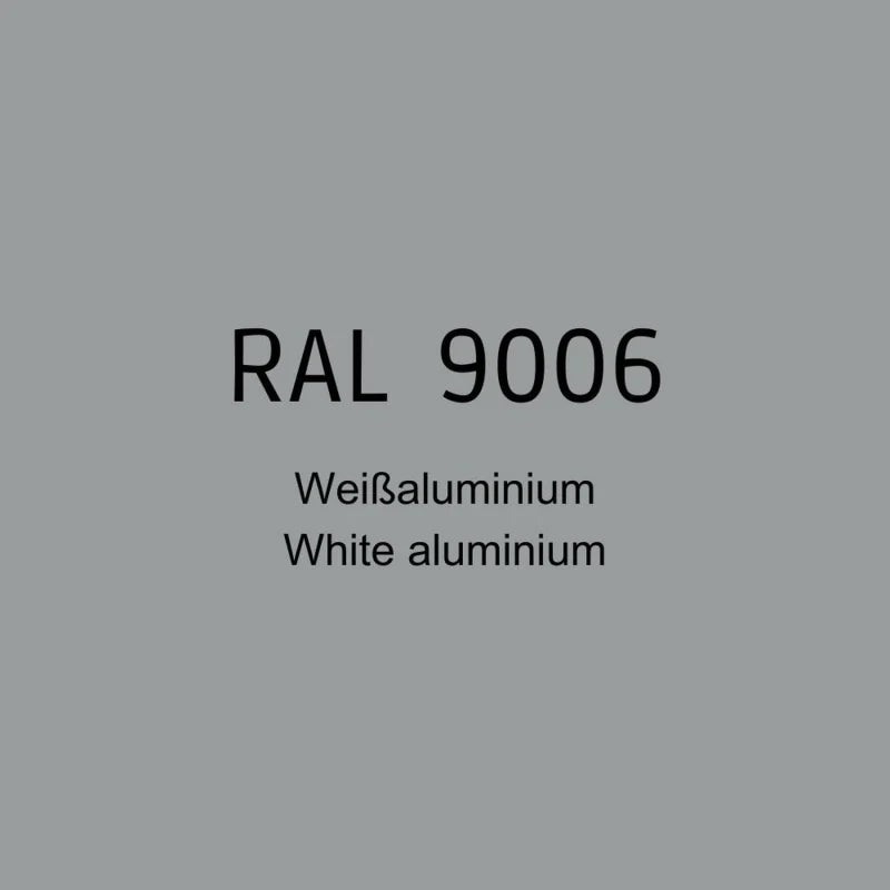 RAL 9006 Weißaluminium Pulverbeschichtung