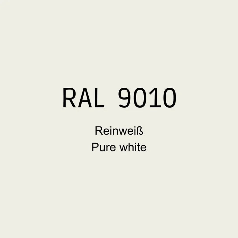 RAL 9010 Reinweiß Pulverbeschichtung