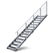 Treppenbausatz Typ 2 - mit einseitigem Geländer