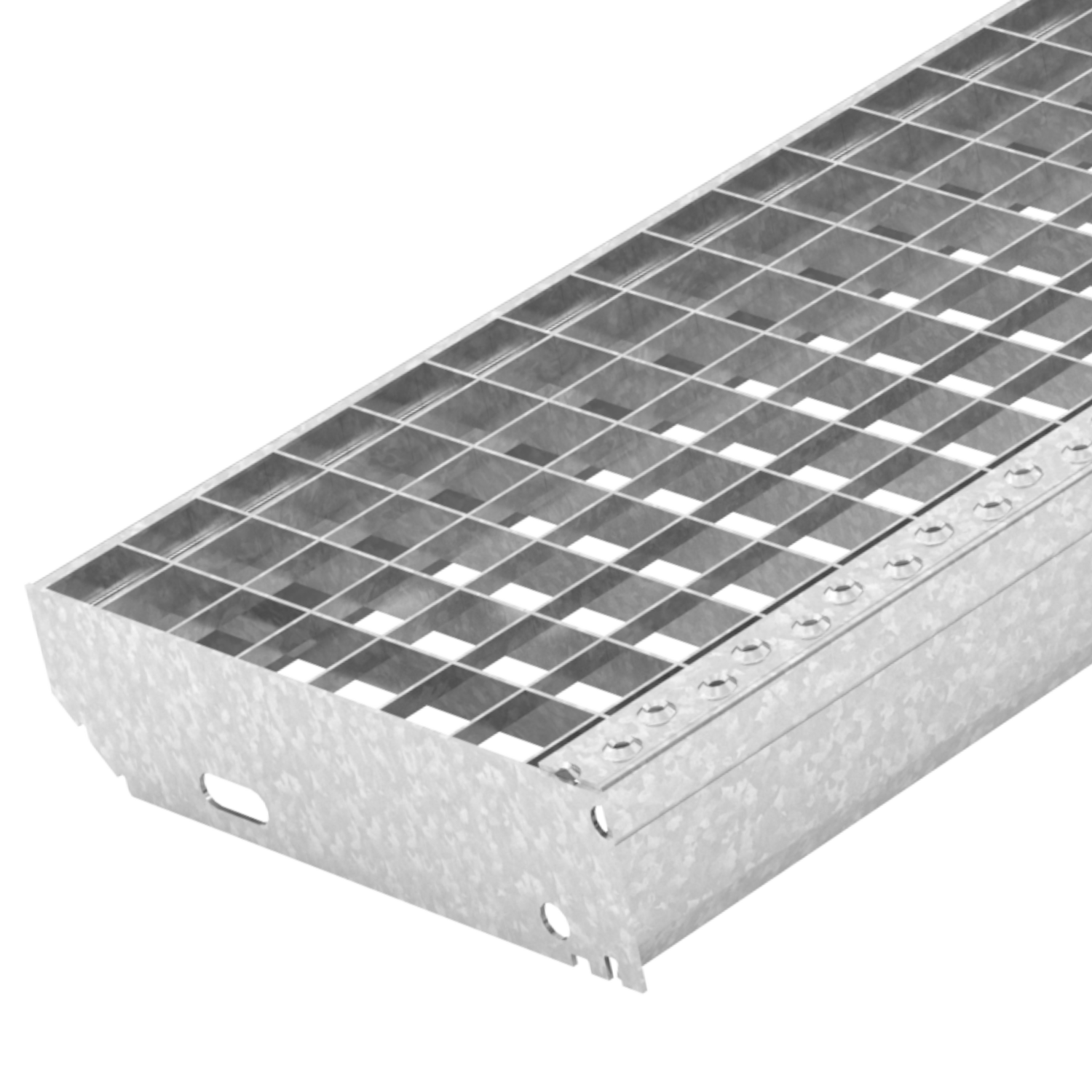 Fluchttreppen-Stufe 305x900mm - Rutschfest & Normgerecht