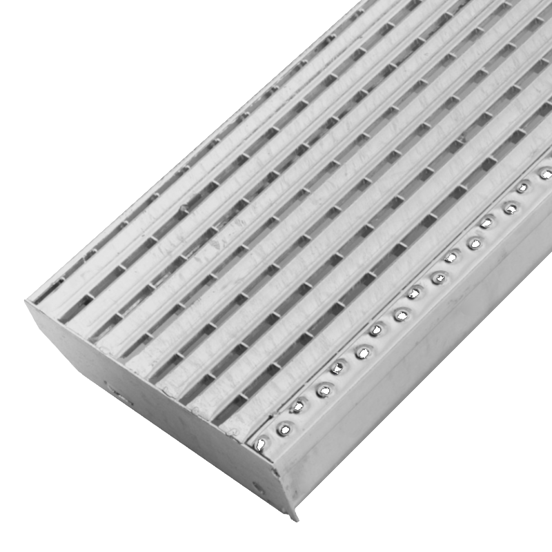 Barfußrost-Stufe 305x1000mm - Feuerverzinkt
